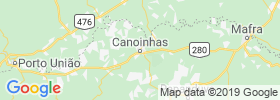 Canoinhas map